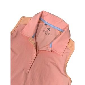 Adidas Peach‎ Sleeveless Golf Shirt, S, 621-V